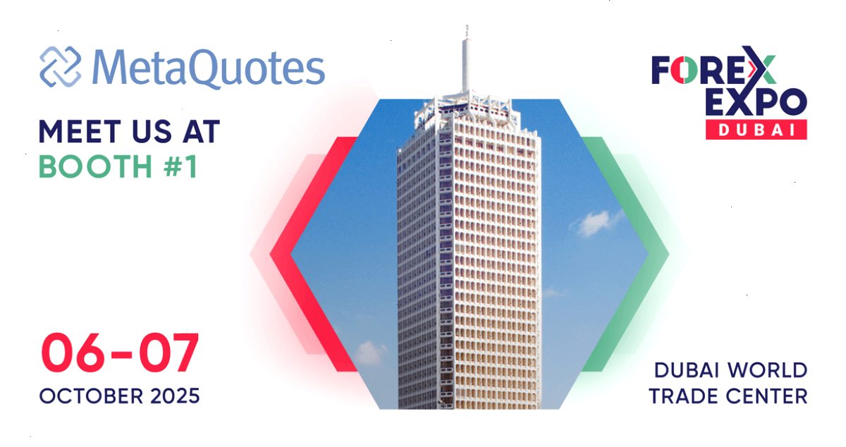 MetaQuotes 将参加 2025 年迪拜外汇博览会